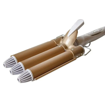 Magic Wave Arricciacapelli Professionale 3 Tubi in Ceramica